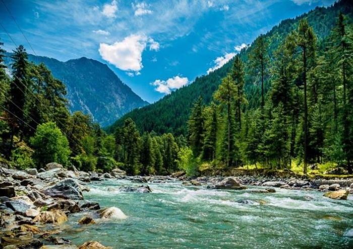 Solang Valley snow or meadows