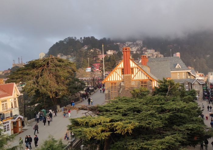 The Ridge sunset Himalayas Shimla